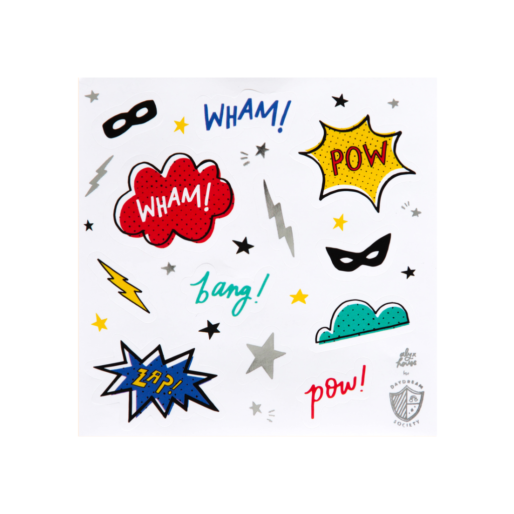 Superhero Stickers Sheets