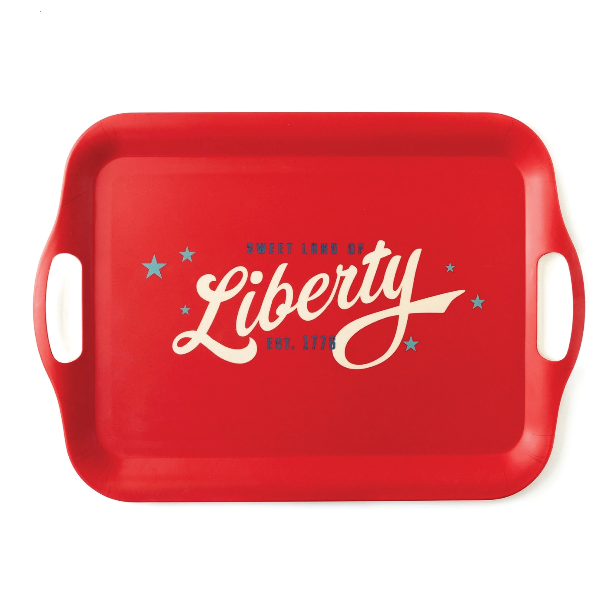 Sweet Land Of Liberty Bamboo Serving Tray