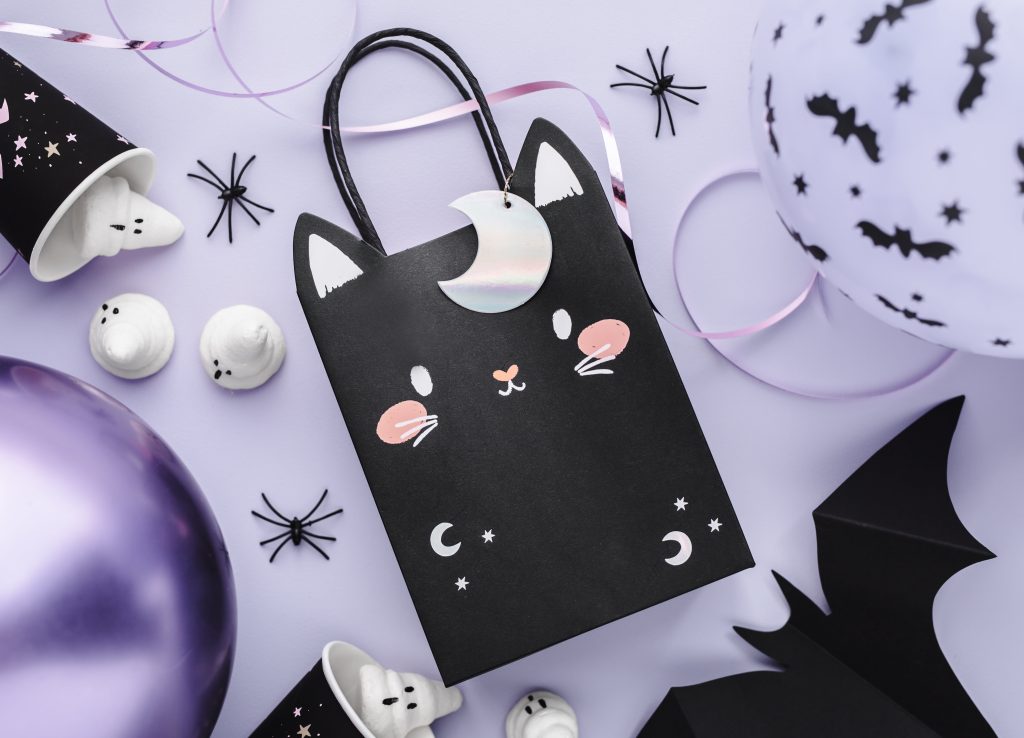 Halloween Cat Favor Bags 6ct