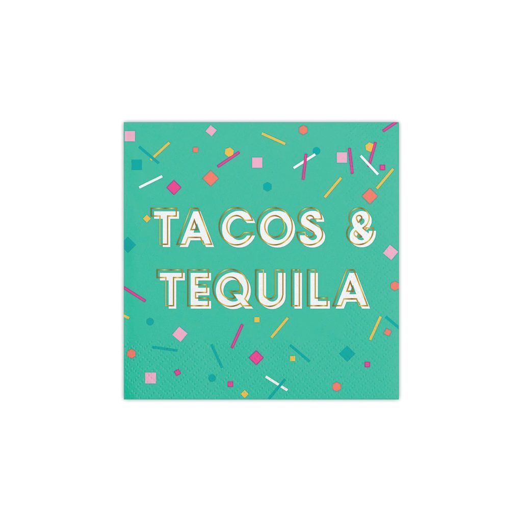 Tacos & Tequila Dessert Napkins 20ct