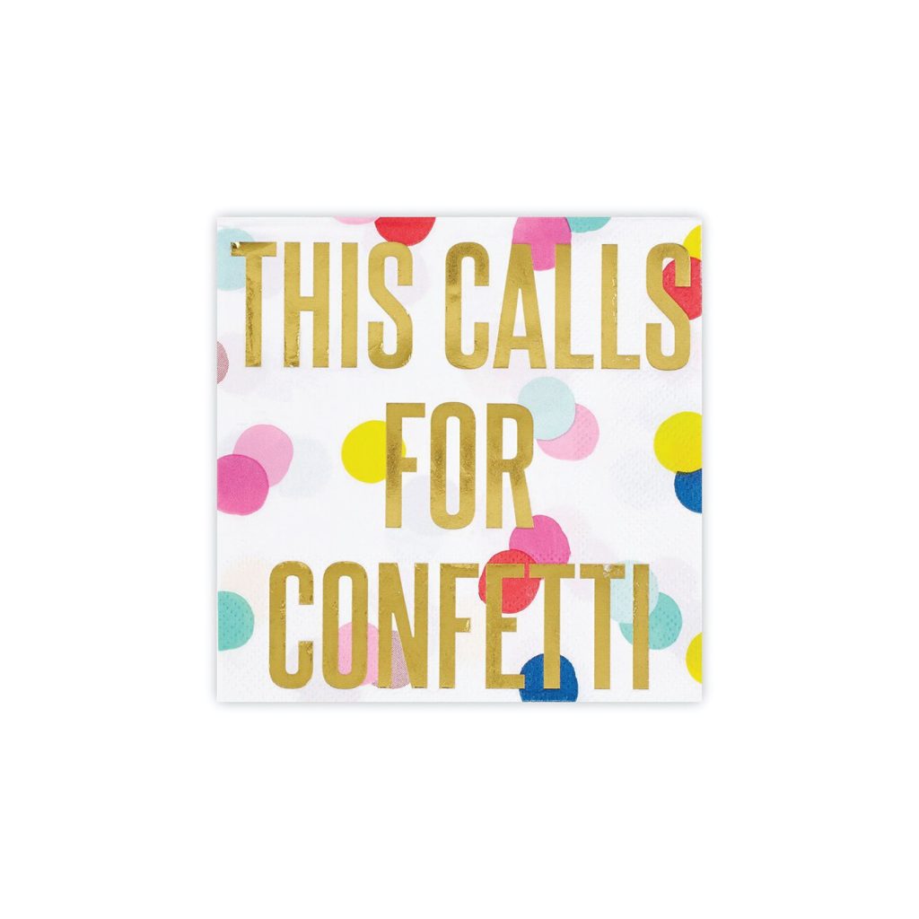 This Calls For Confetti Dessert Napkins 20ct