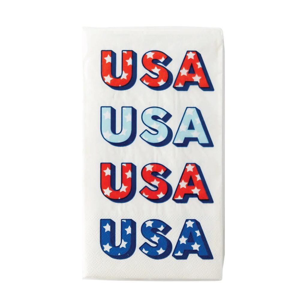 Patriotic USA Paper Guest Towels 24ct