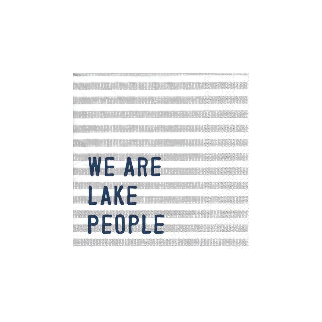 We Are Lake People Dessert Napkins 20ct