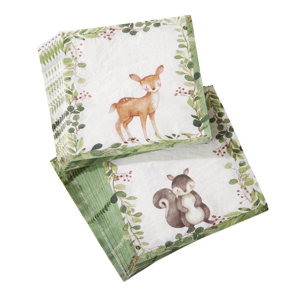 Woodland Baby Shower Lunch Napkins 30ct