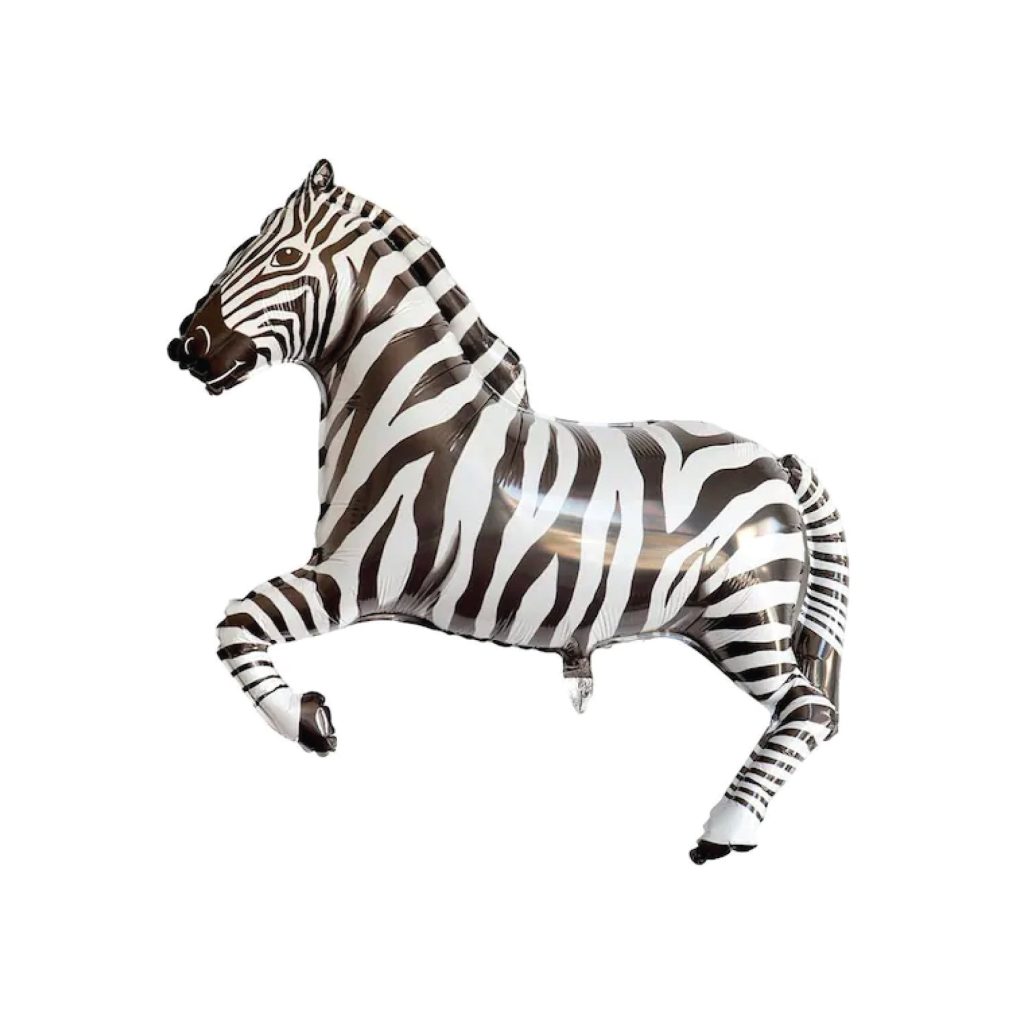 Giant Zebra Foil Balloon 43in