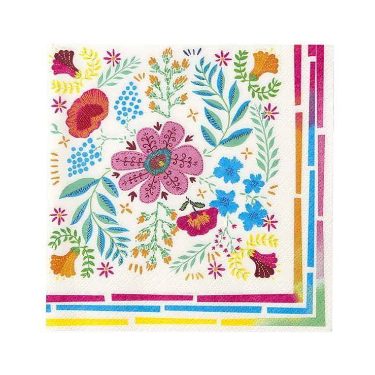 Boho Floral Lunch Napkins 20ct