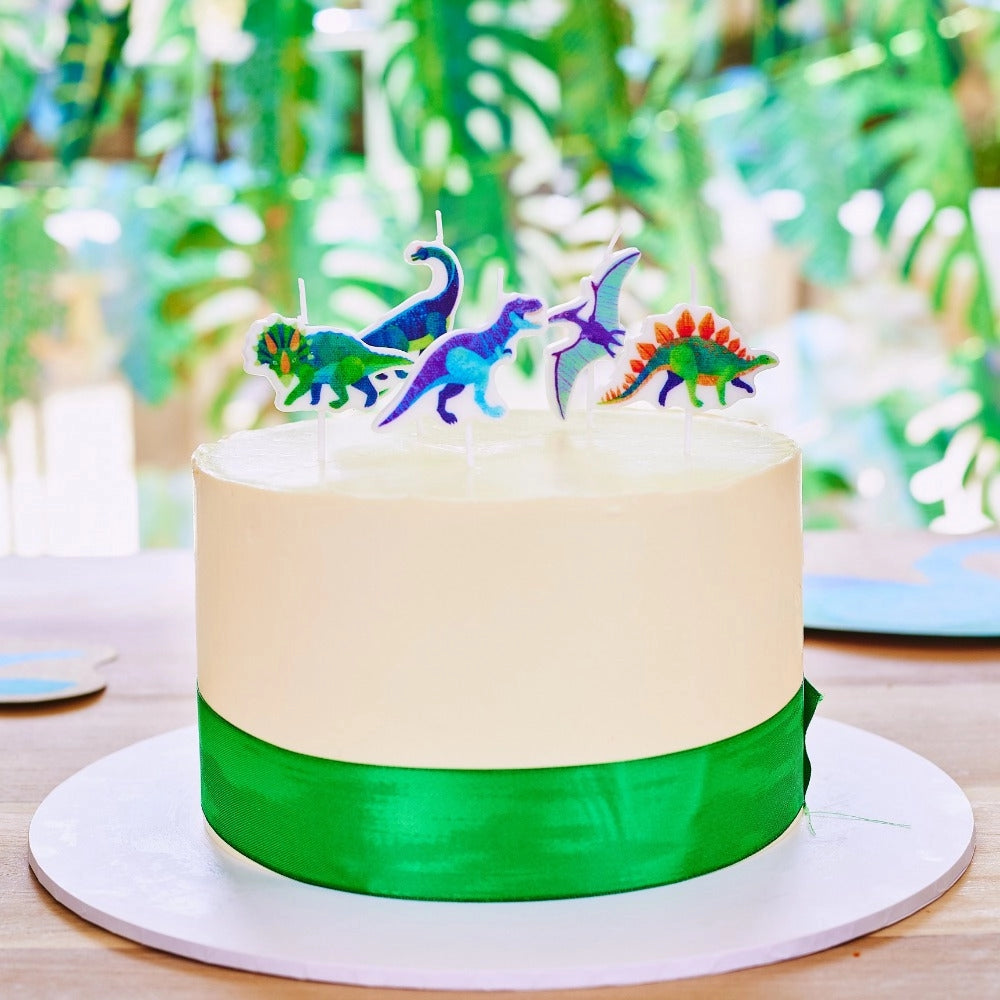 Dinosaur Explorer Birthday Candles 5ct