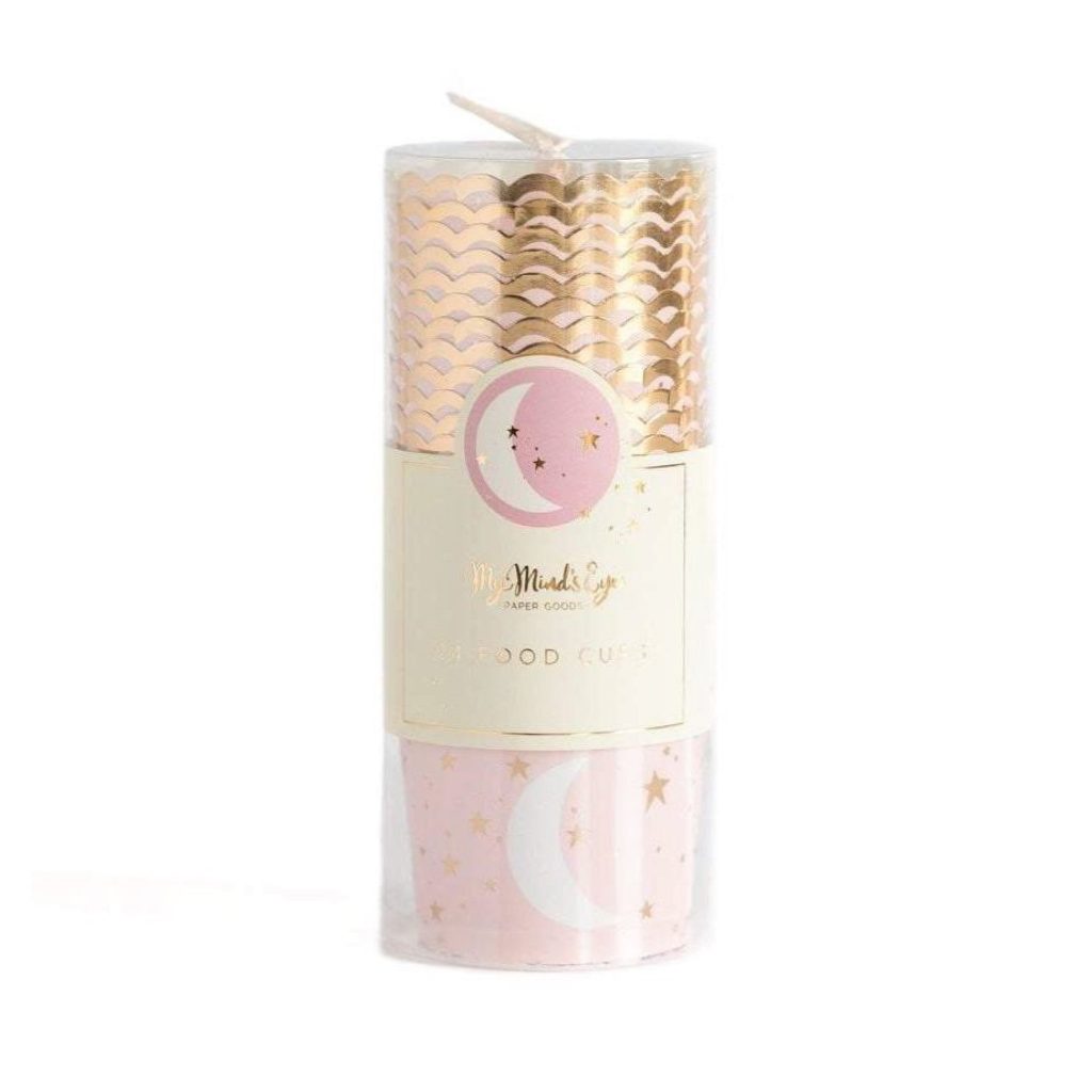 Baby Pink Moon And Star Food Cups 24ct