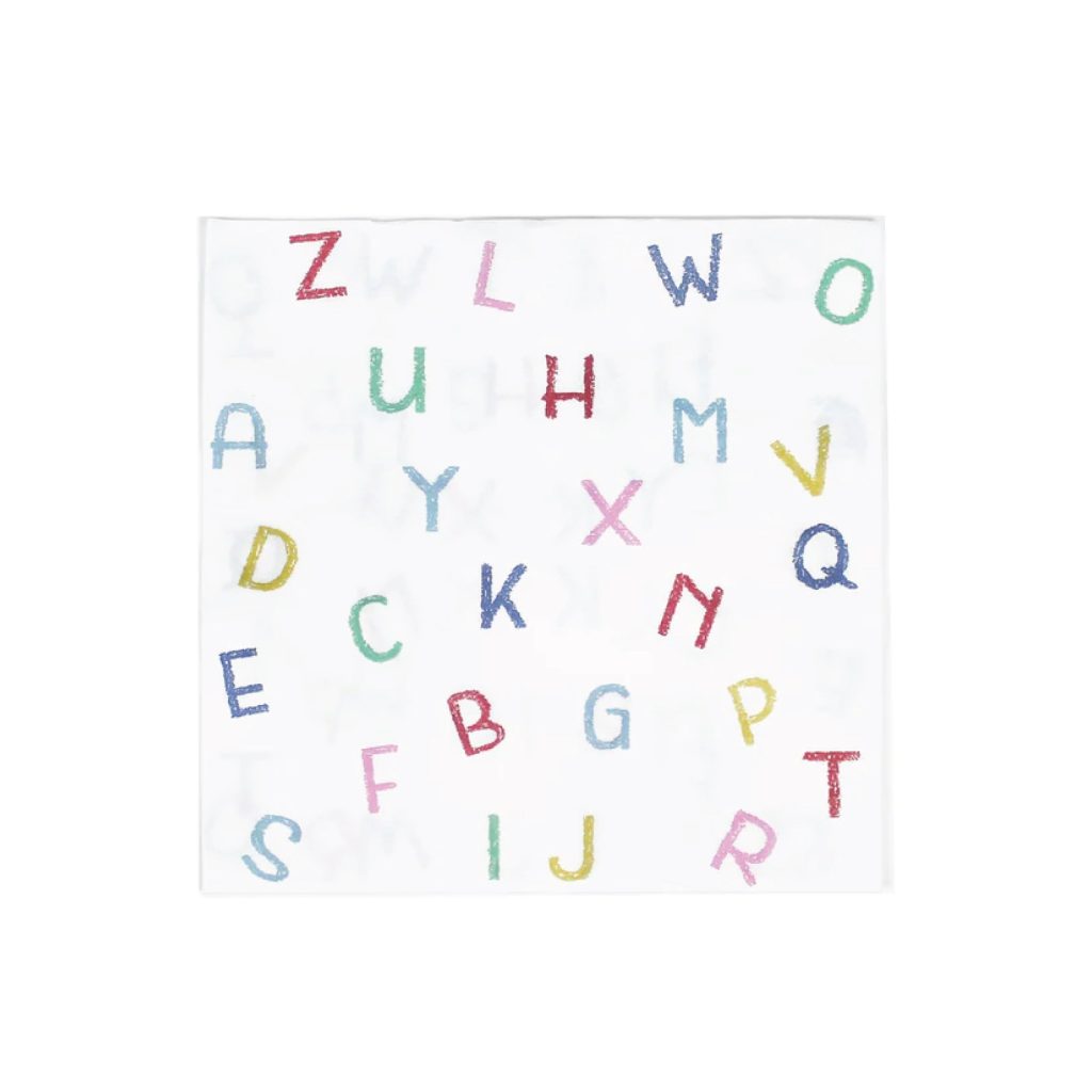 Back To School ABCs Lunch Napkins 24ct