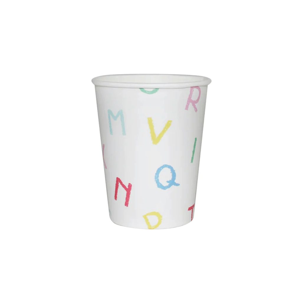 Back To School ABCs Paper Cups 12ct