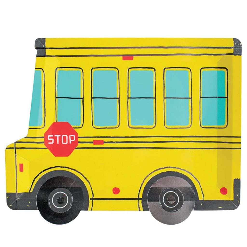 Back To School Bus Lunch Plates 8ct