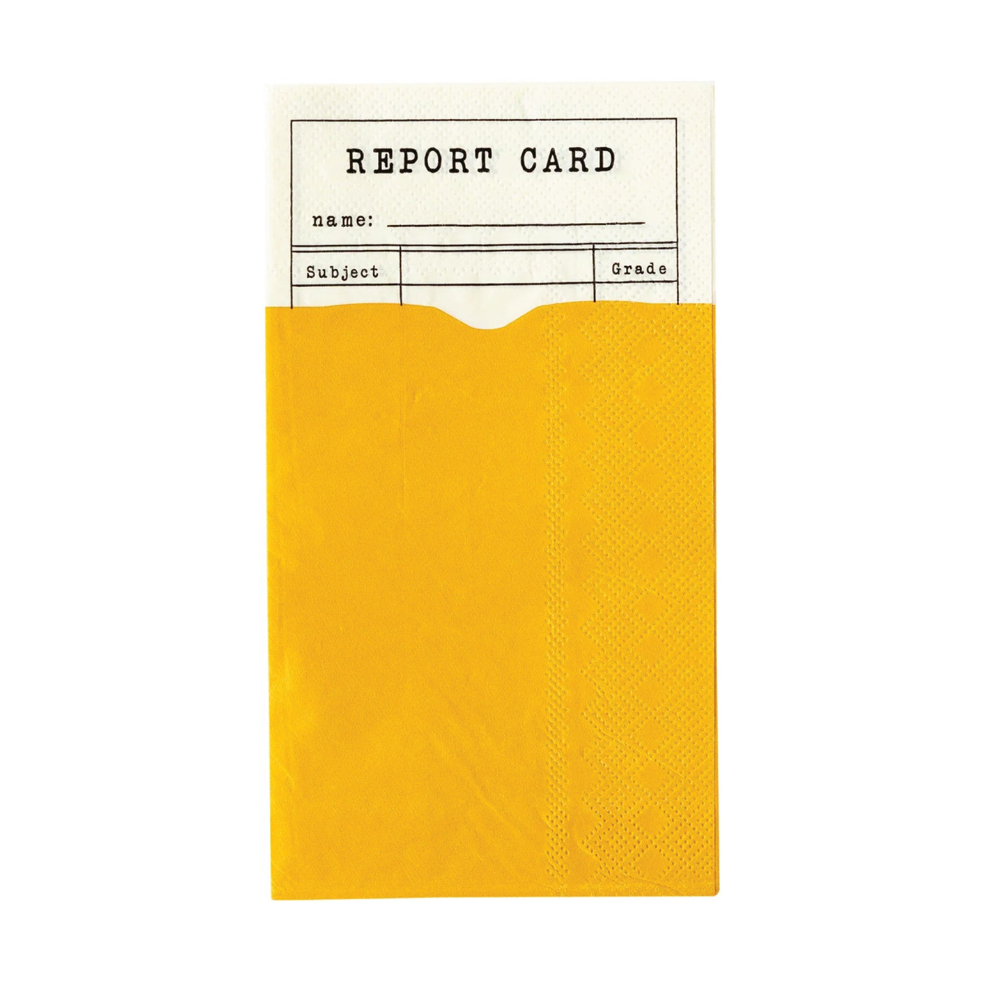 Back To School Report Card Paper Guest Towels 24ct