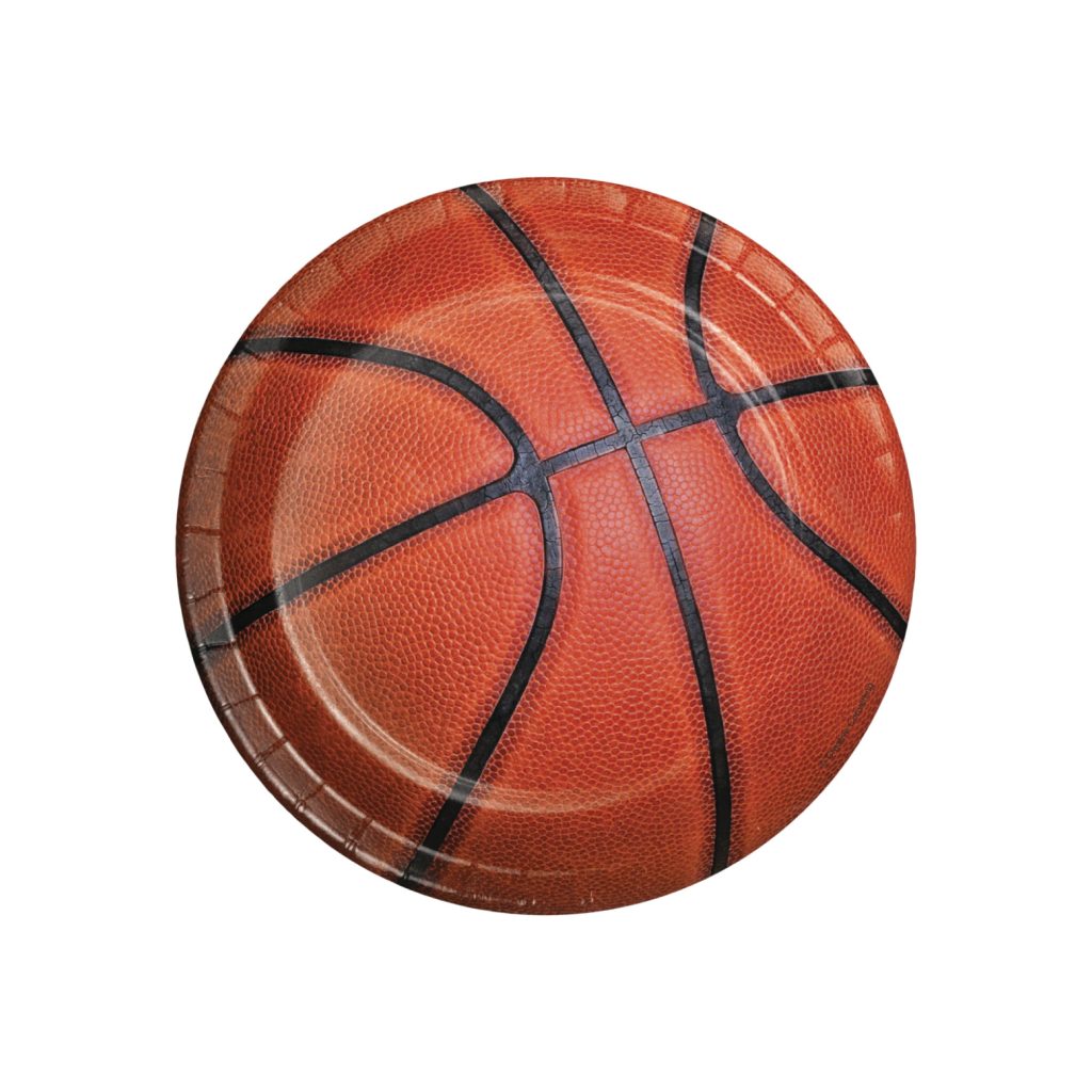 Basketball Party Dessert Plates 8ct