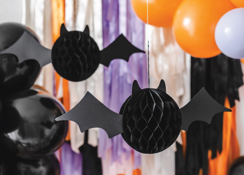 Halloween Bat Honeycomb Decoration