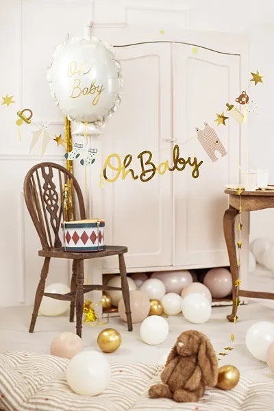 Oh Baby Shower Balloon 15in