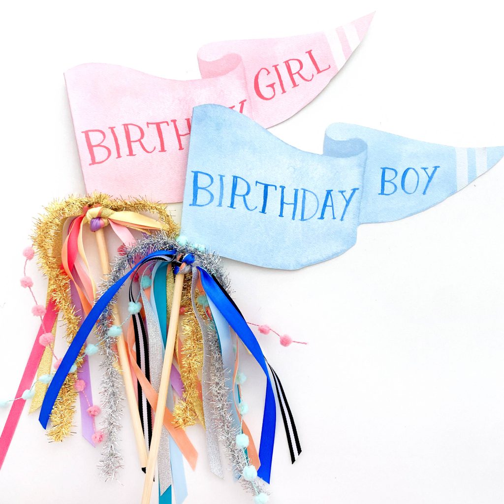 Birthday Boy Pennant Flag