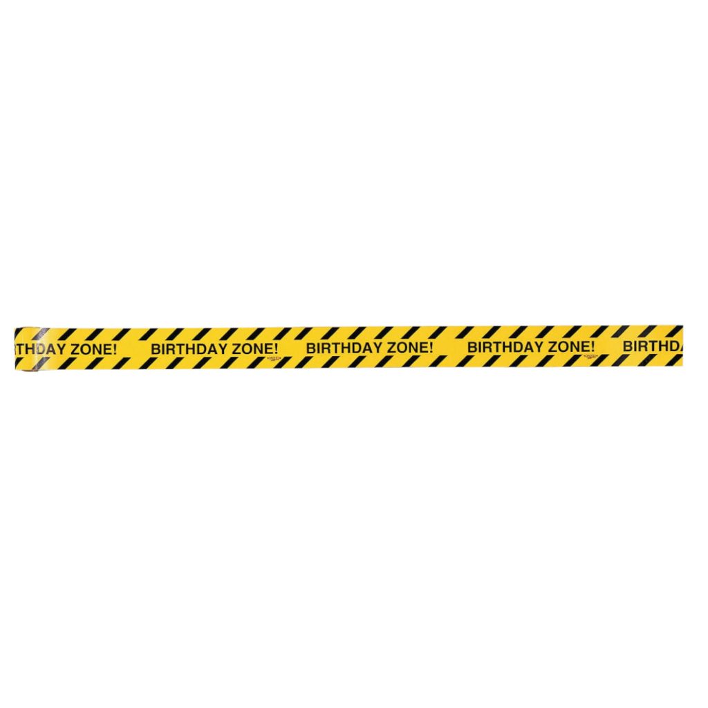 Caution Birthday Zone! Construction Tape