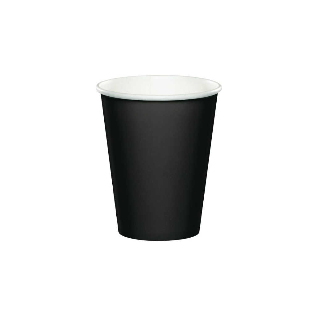 Black Paper Cups 8ct