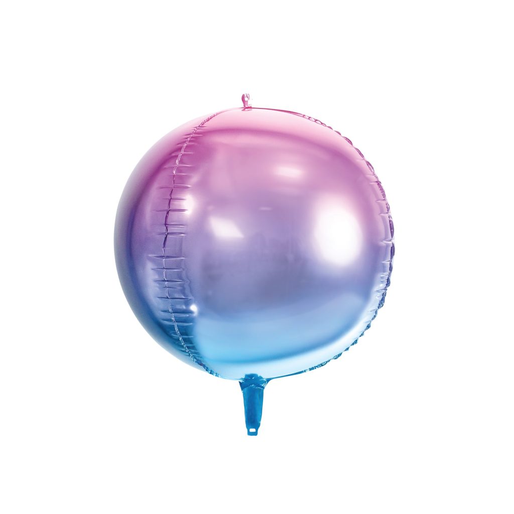 Blue & Purple Ombre Ball Balloon 14″