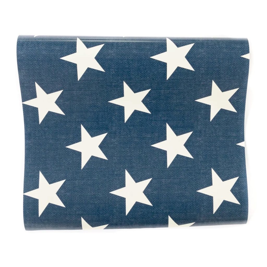 Blue Star Paper Table Runner 10ft