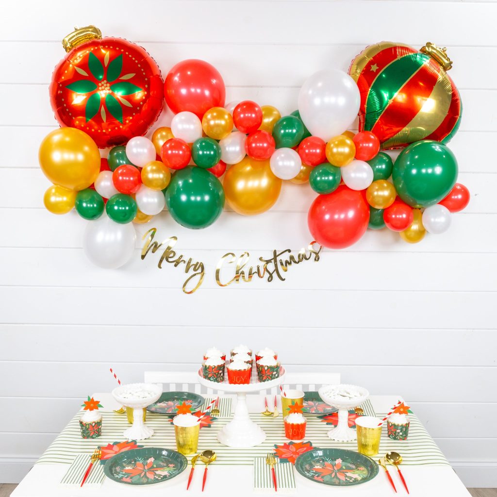 Botanical Christmas Balloon Garland Kit 6ft