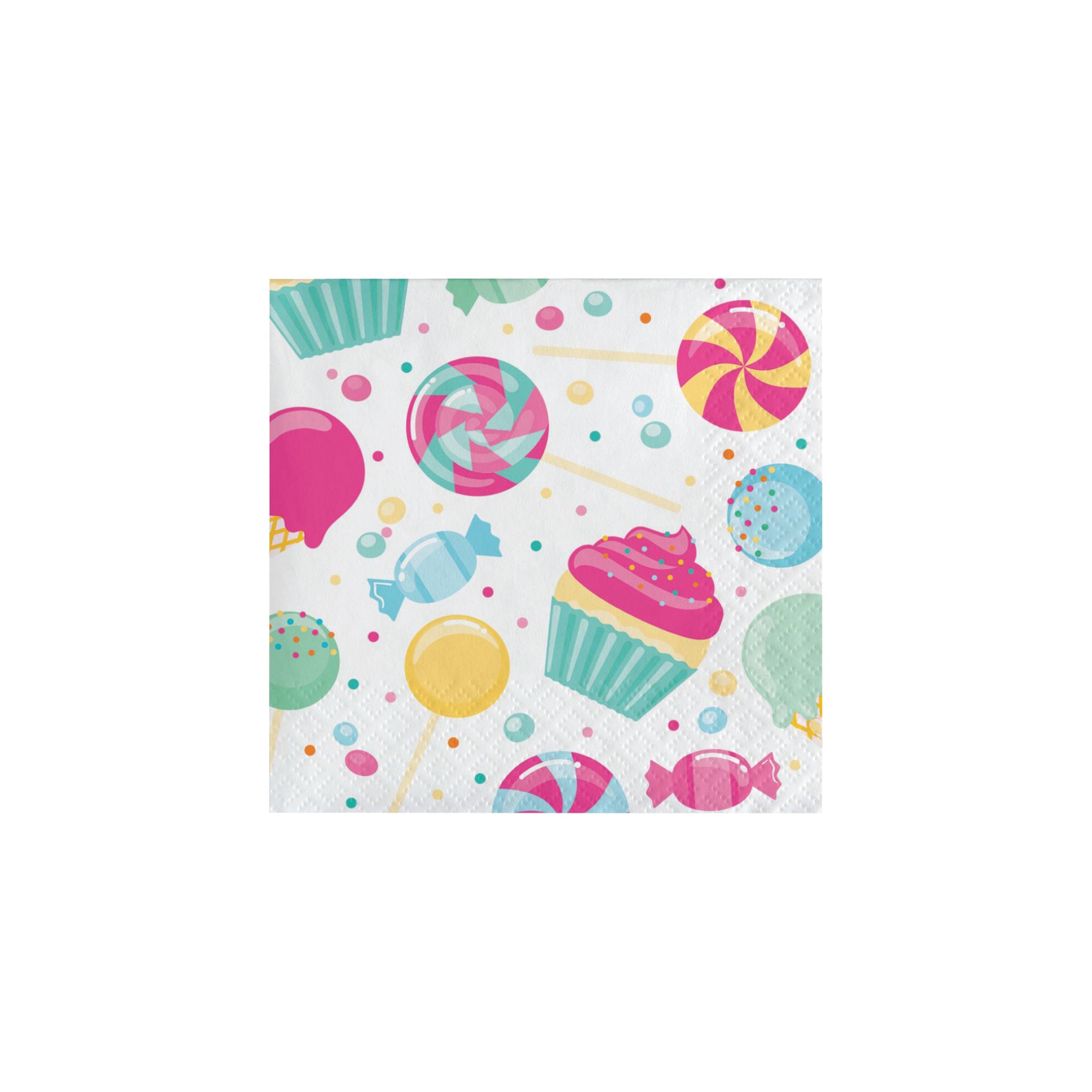 Candy Shop Dessert Napkins 16ct