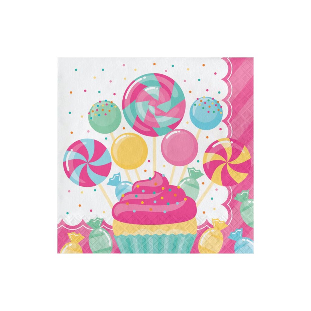 Candy Shop Lunch Napkins 16ct