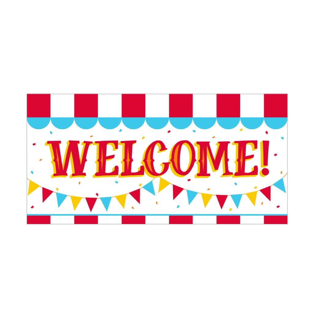 Carnival Welcome Sign & Banners Set 3ct