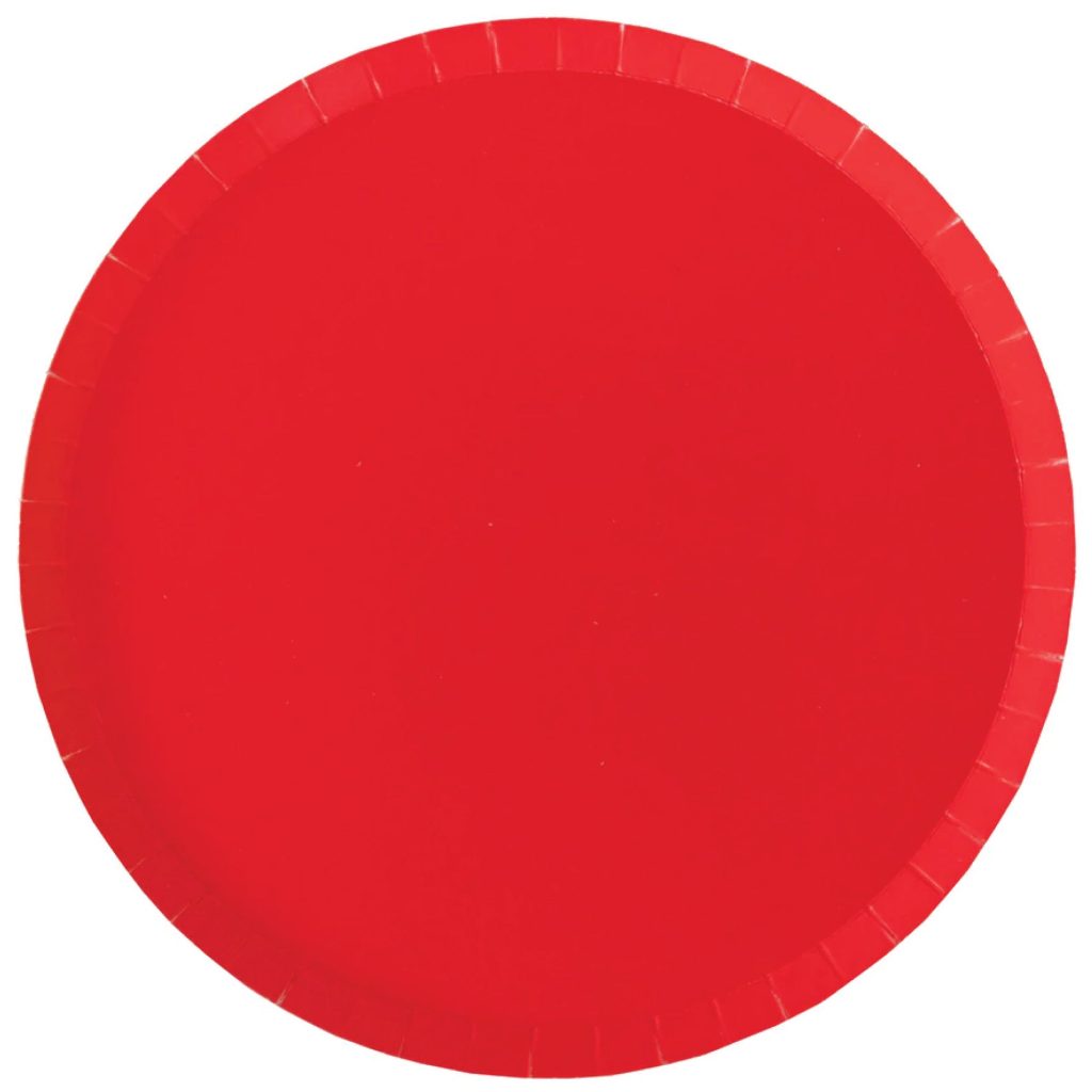 Cherry Red Dinner Plates 8ct