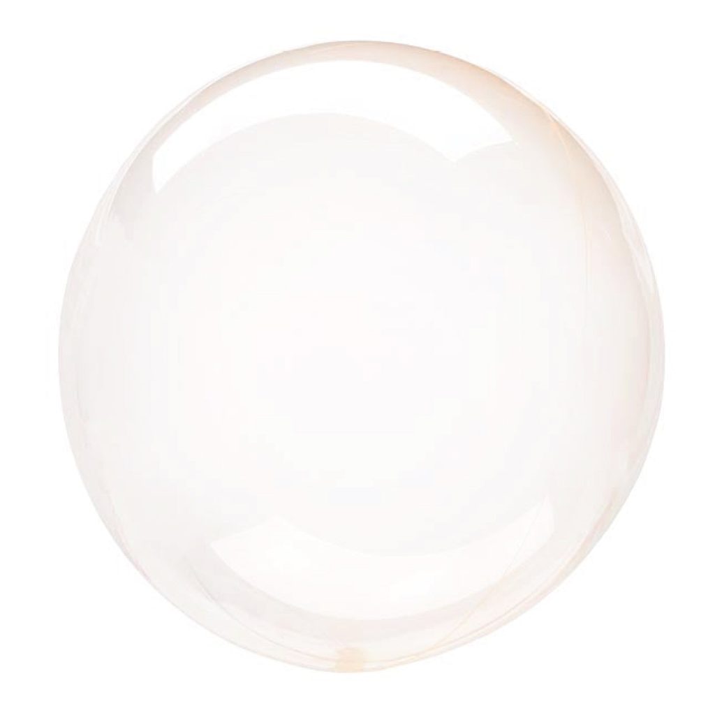 Clear Orange Orb Balloon – Crystal Clearz 18in