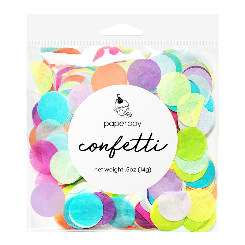 Bright Rainbow Confetti Pack