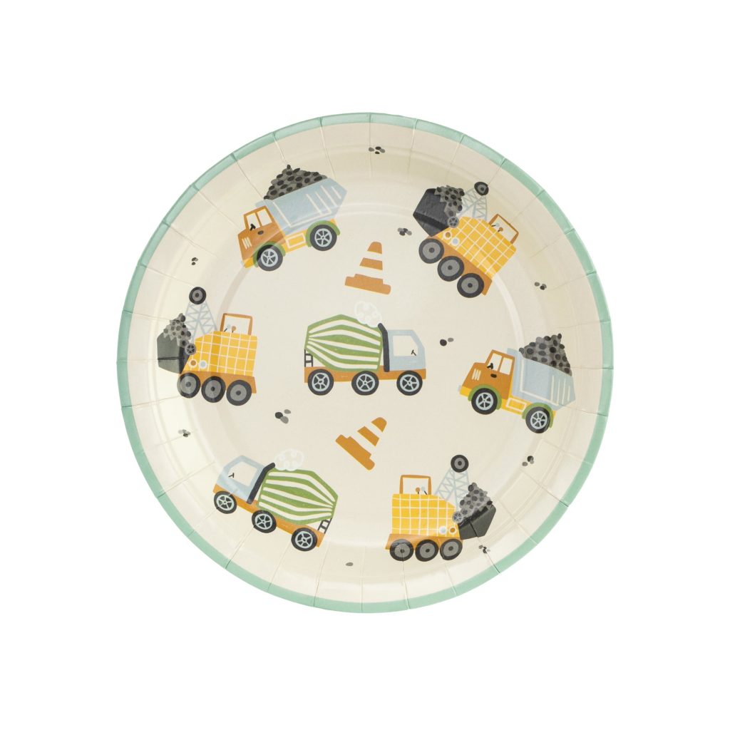 Construction Party Dessert Plates 6ct