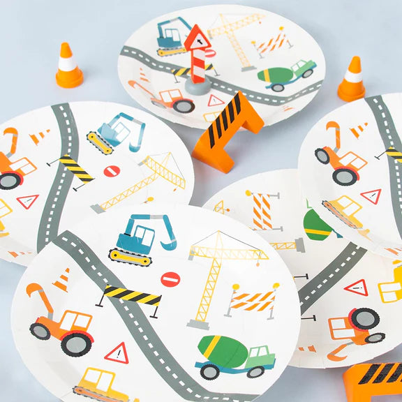 Construction Site Lunch Plates 8ct