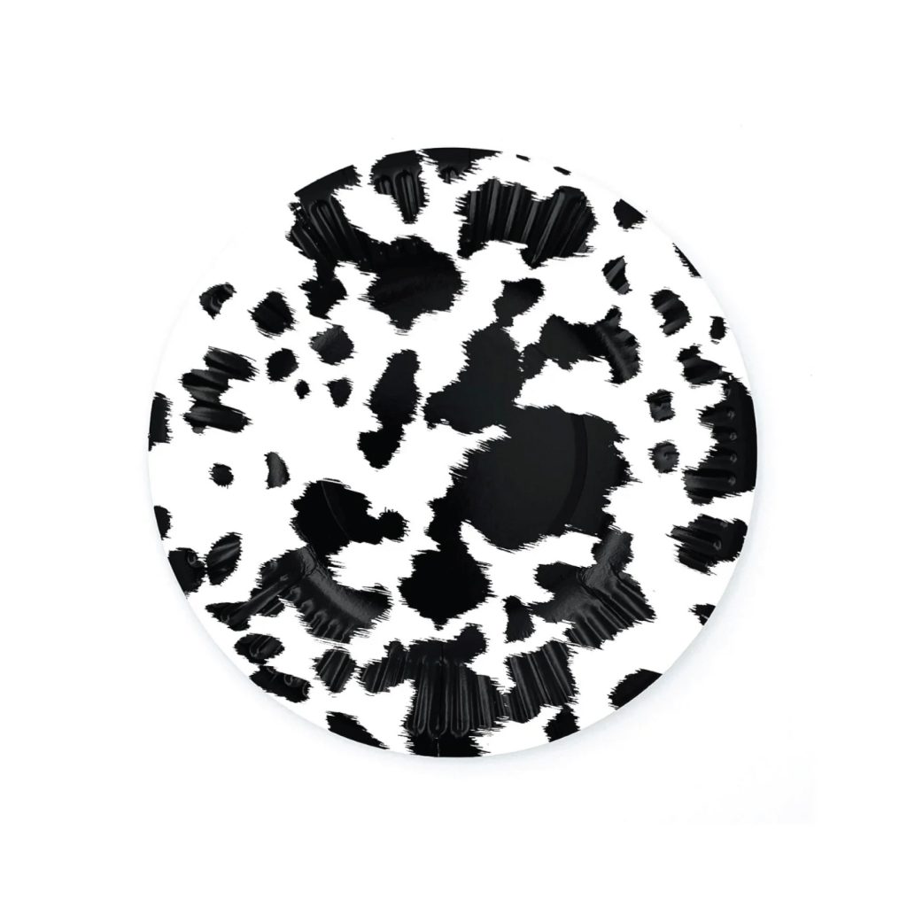 Cow Print Dessert Plates 8ct