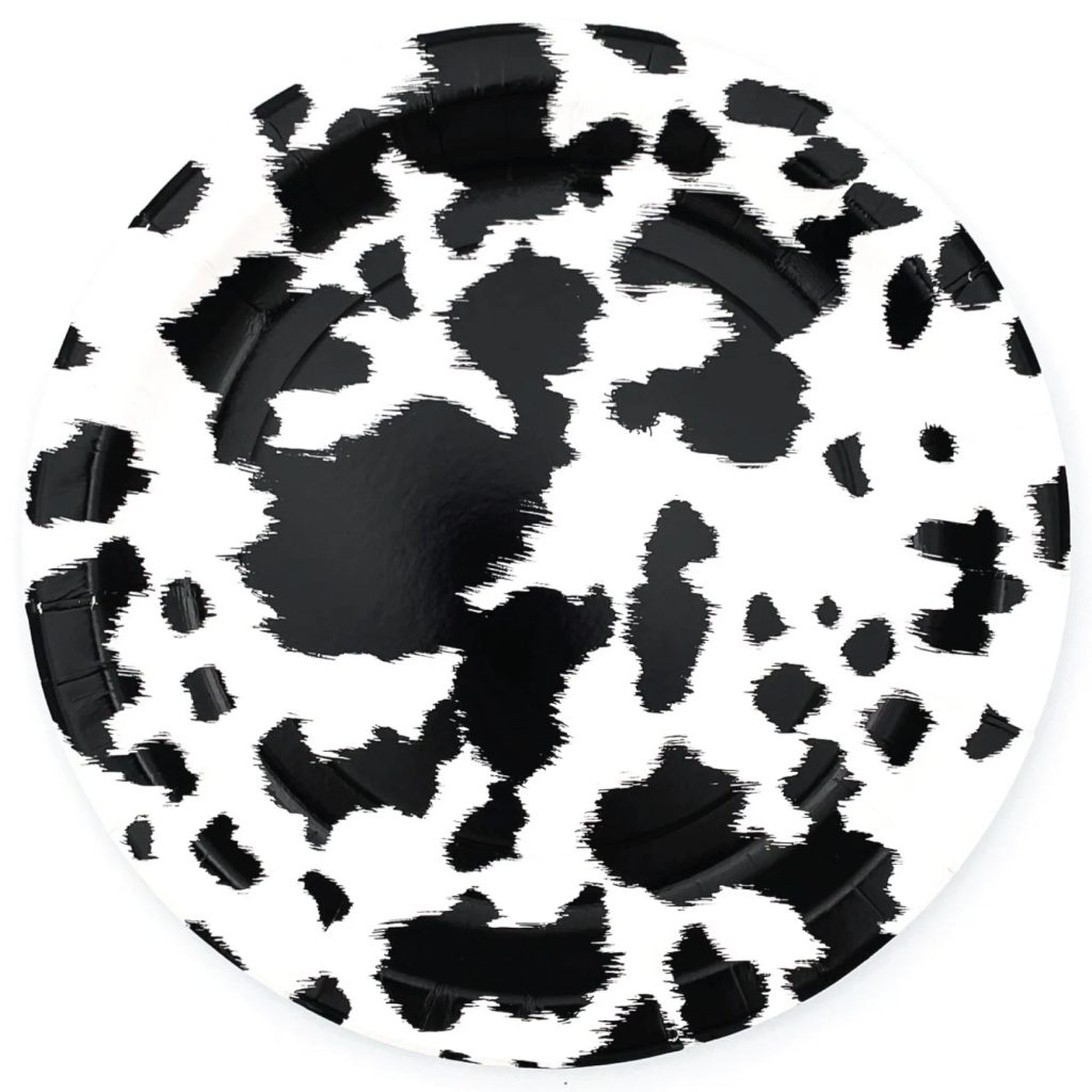 Cow Print Dinner Plates 8ct