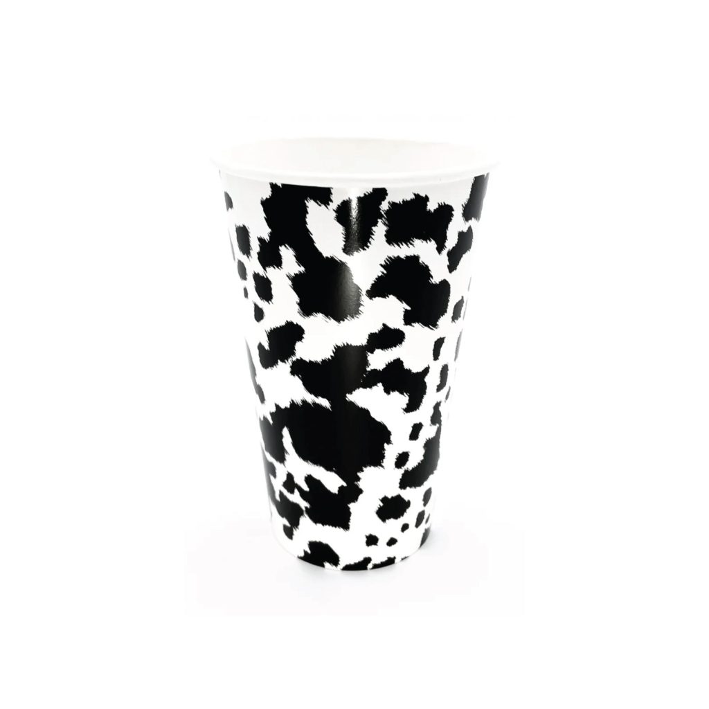 Cow Print Paper Cups 8ct