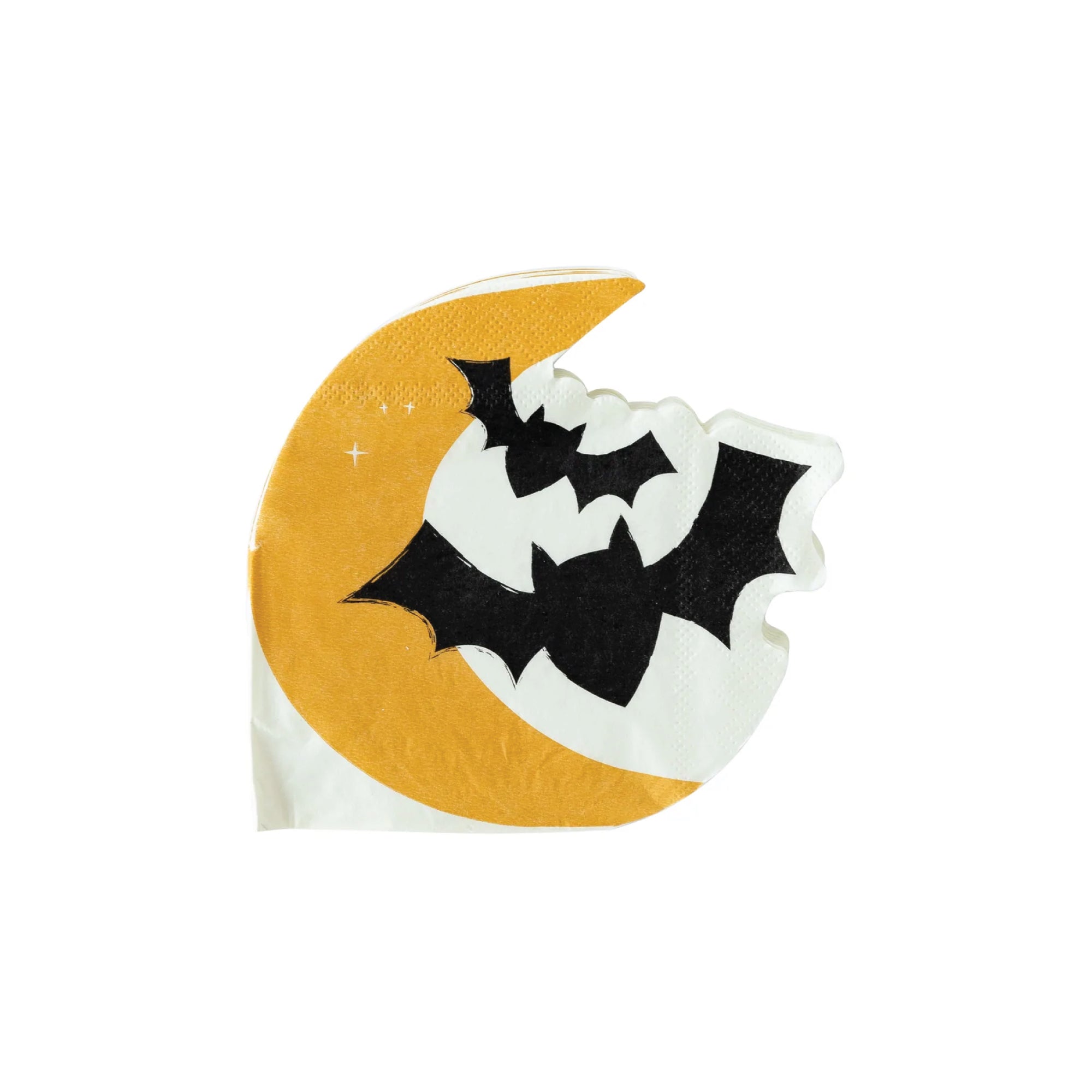 Crescent Moon & Bats Dessert Napkins 24ct