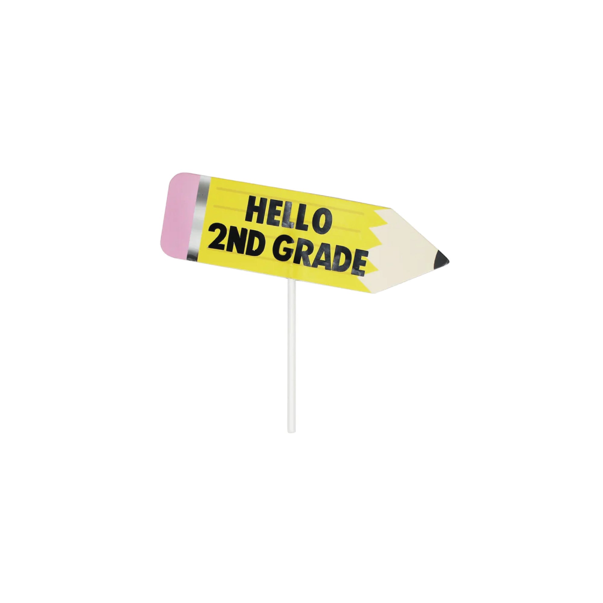 Custom Back To School Pencil Cake Topper