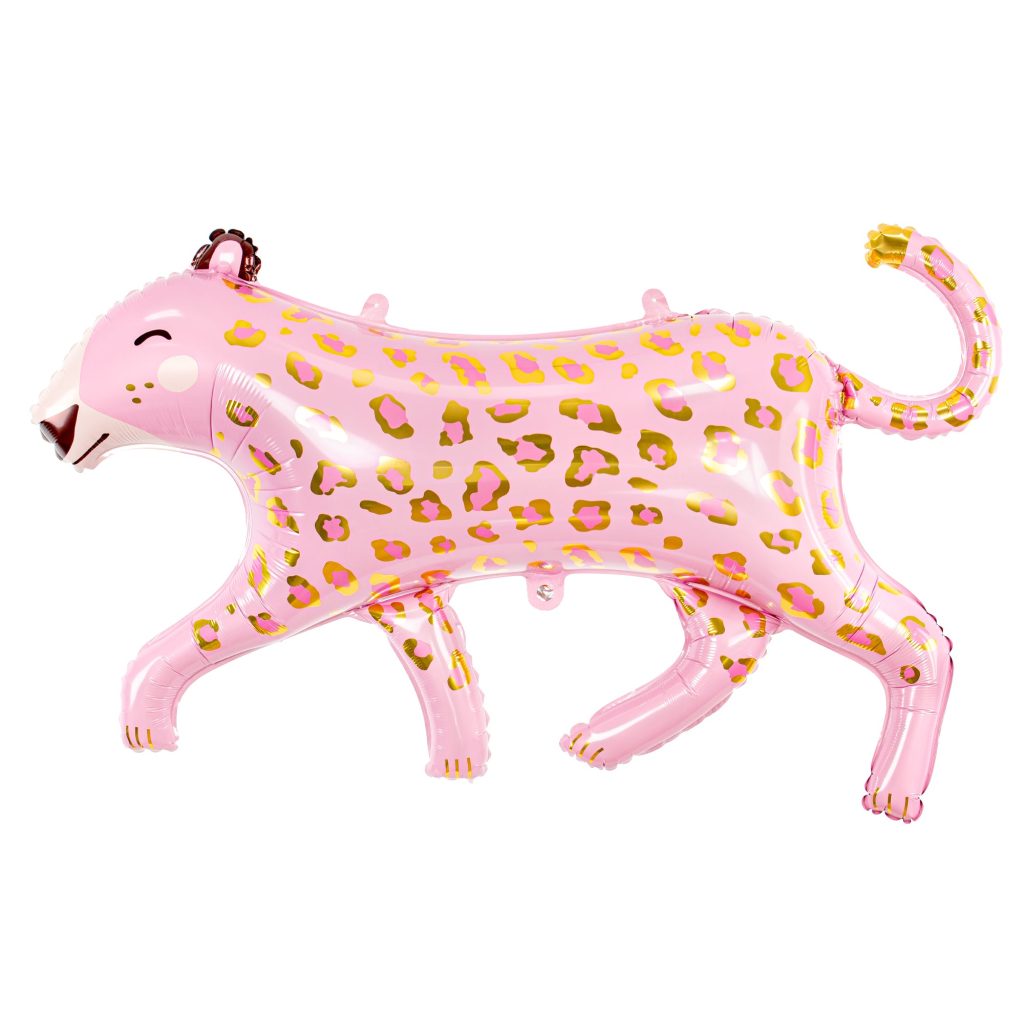 Pink Leopard Foil Balloon 40.5in