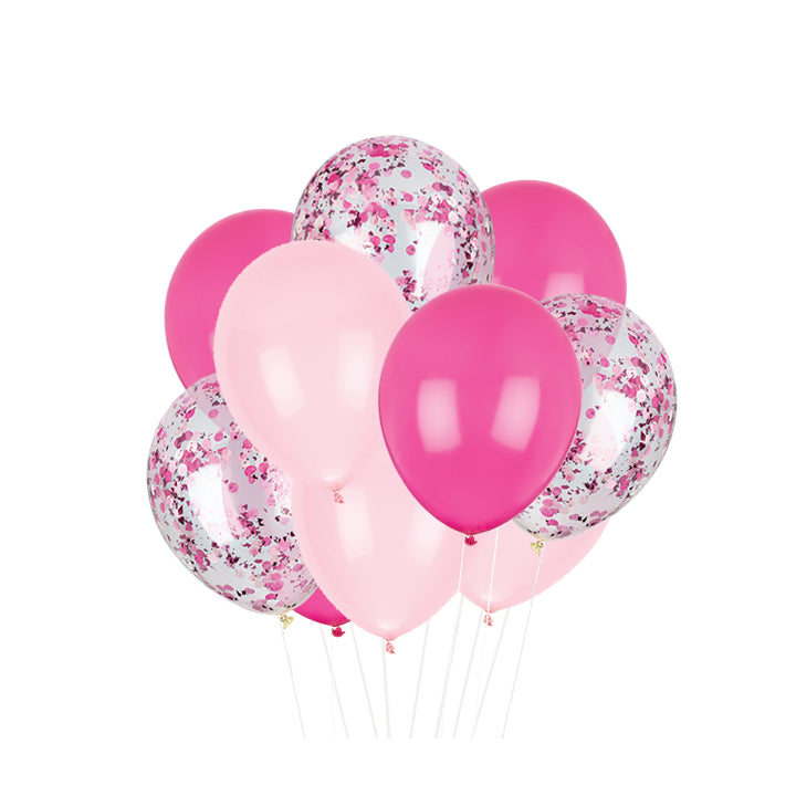 Pink Balloon Bouquet 12ct