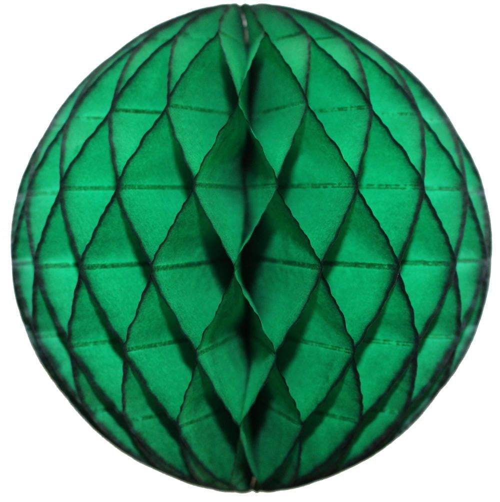 Dark Green Honeycomb Tissue Ball