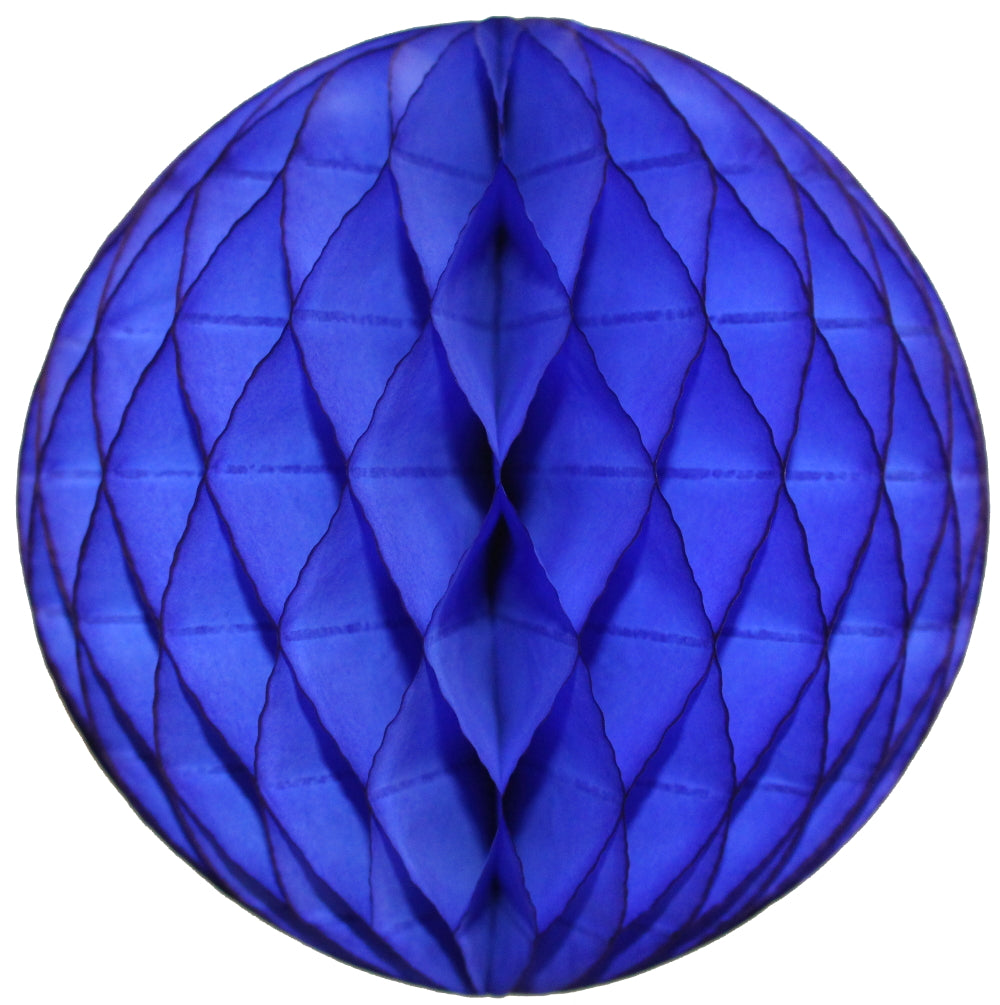 Dark Blue Honeycomb Tissue Ball