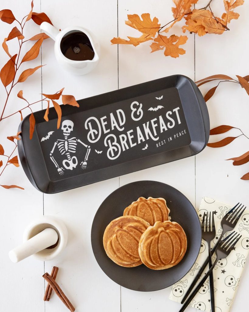 Mini Dead & Breakfast Bamboo Serving Tray