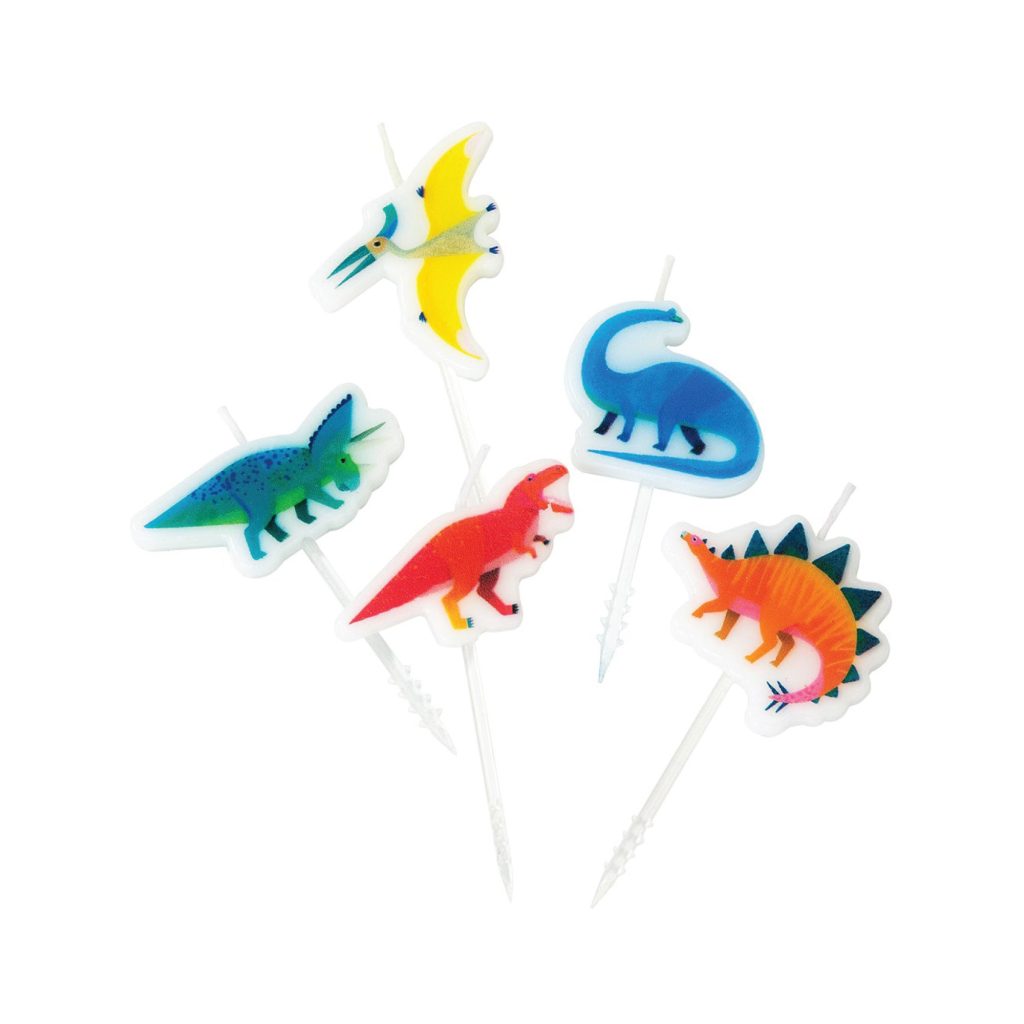 Party Dinosaur Birthday Candles