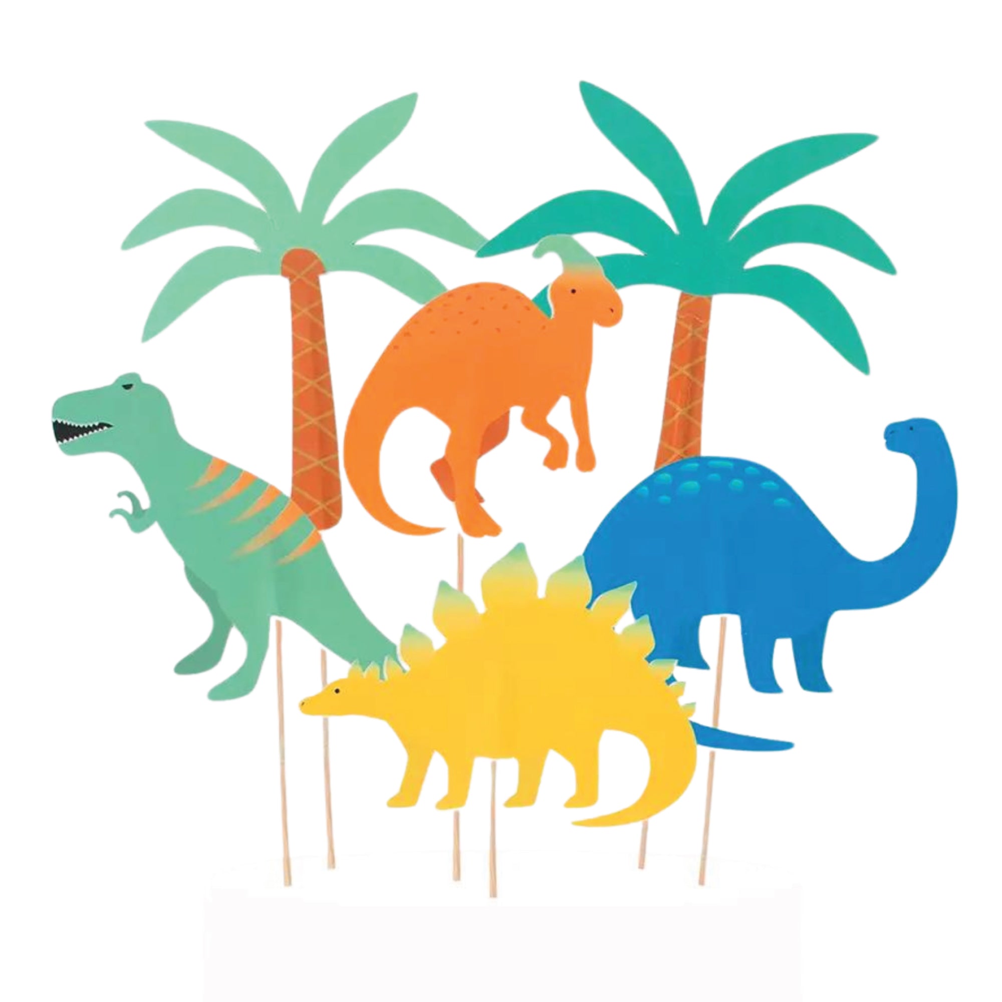 Dino Party Cake Toppers 6ct