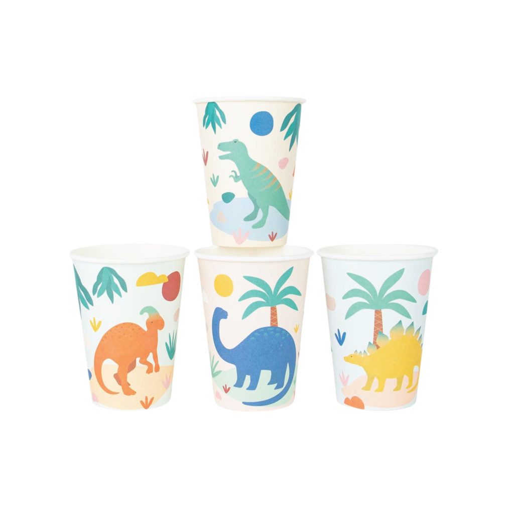 Dino Party Paper Cups 8ct