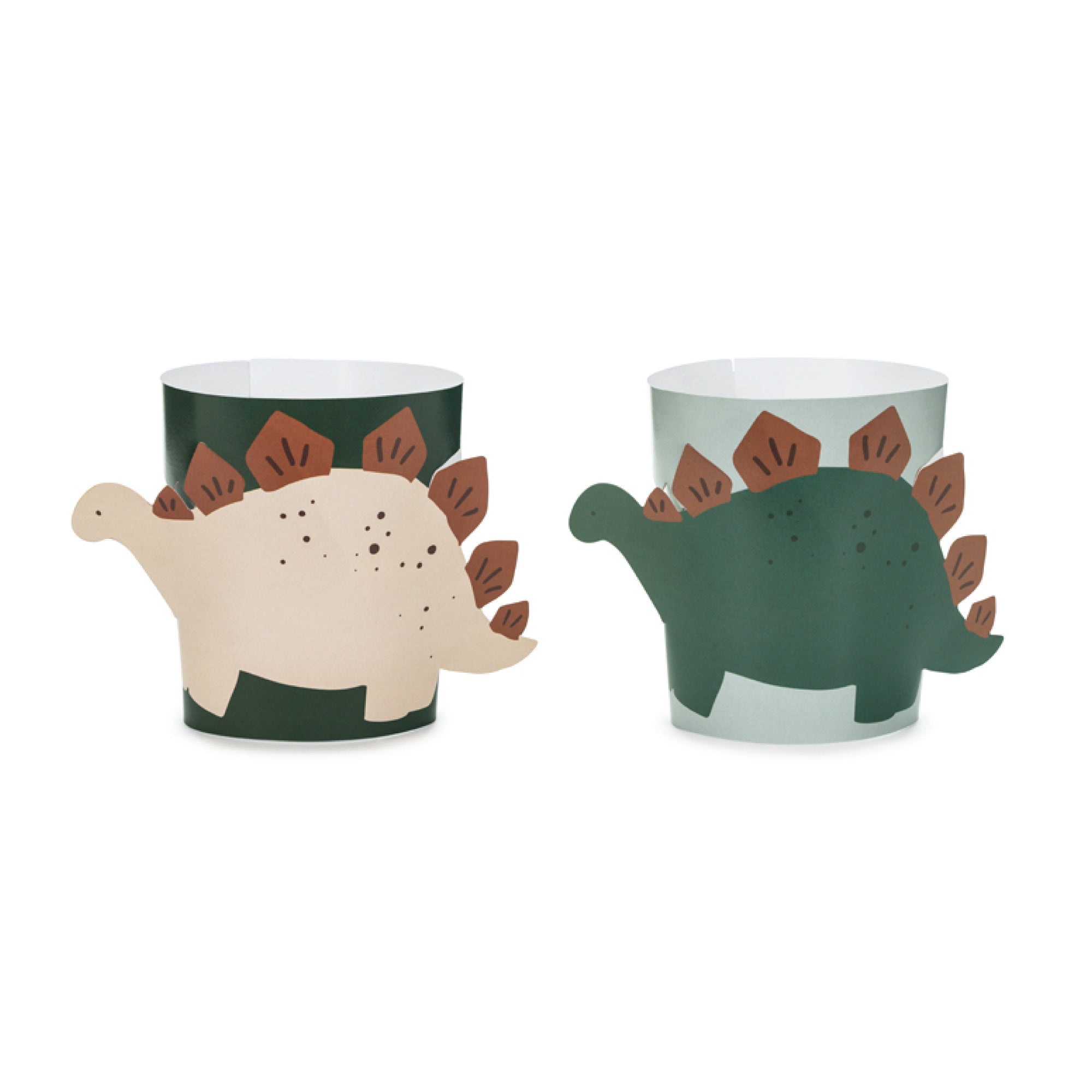 Dinosaur Paper Cup Sleeves 6ct