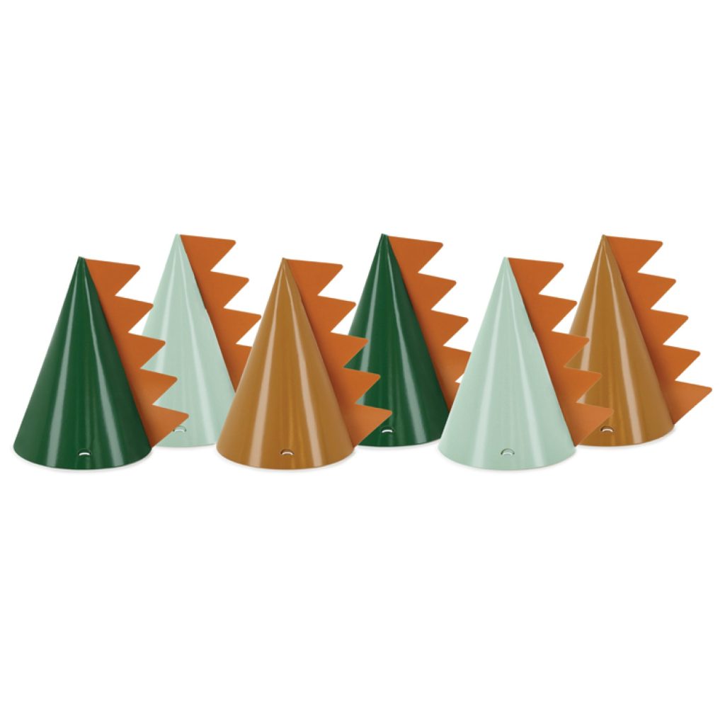 Spiked Dinosaur Party Hats 6ct