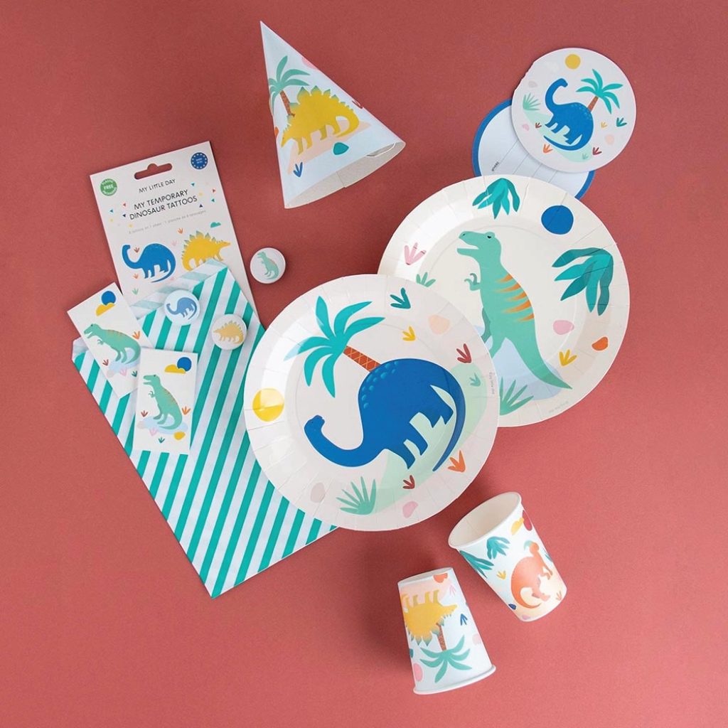 Dino Party Paper Cups 8ct