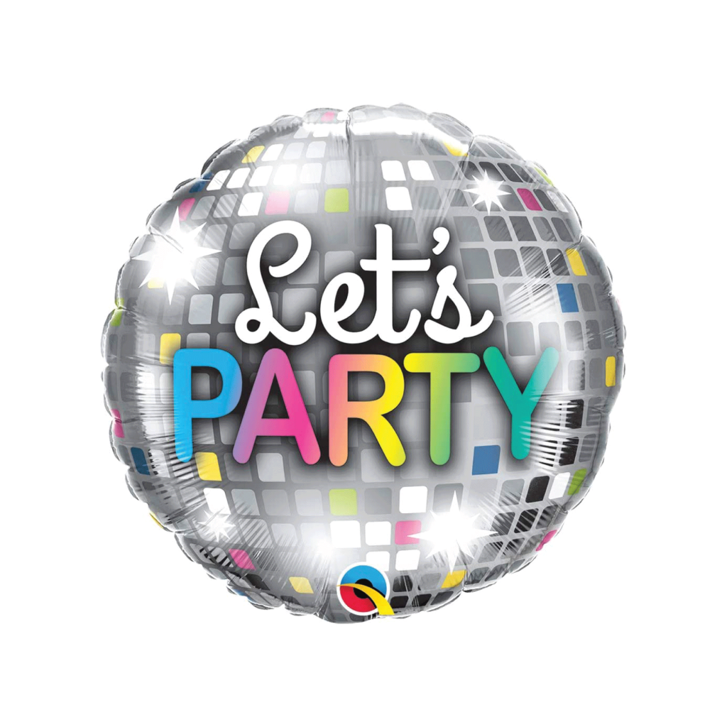 Let’s Party Disco Ball Foil Balloon 18in